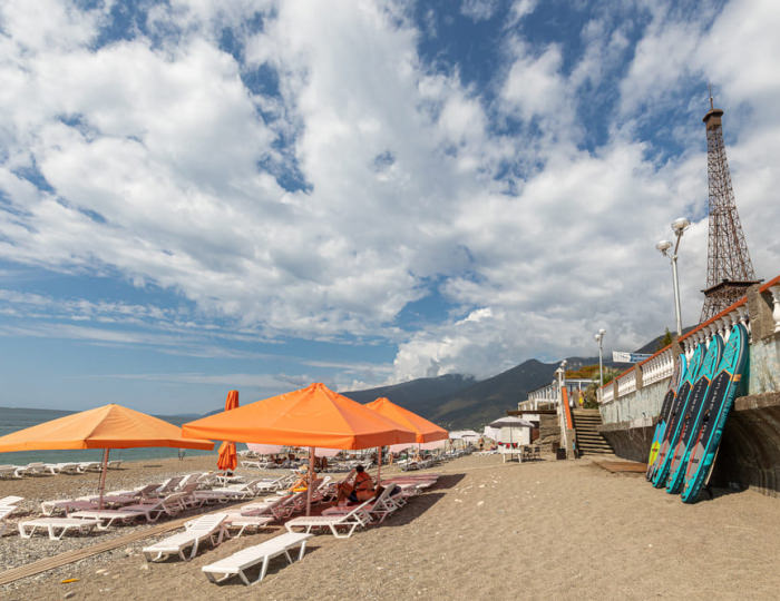 Оборудованный пляж - Отель Alex Resort & Spa Hotel / Алекс Резорт & Спа